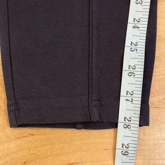 XCVI Womens Rockwell Leggings Pull On Stretch Ankle Pants Black Size Medium - Picture 10 of 10